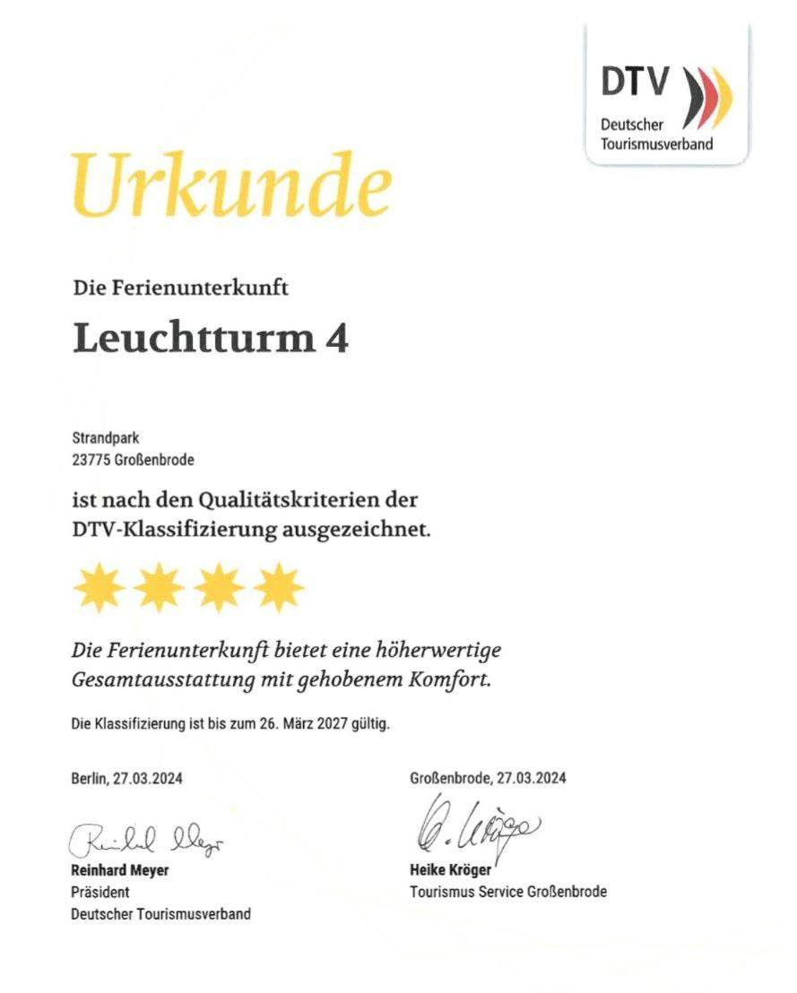 Leuchtturm 4 Daire Großenbrode Dış mekan fotoğraf